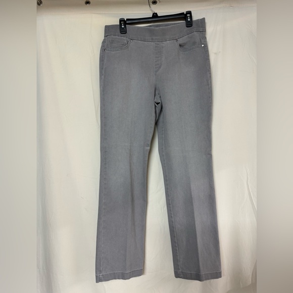 Gloria Vanderbilt, size 12 stretch jeggings. Gray. - Picture 1 of 7